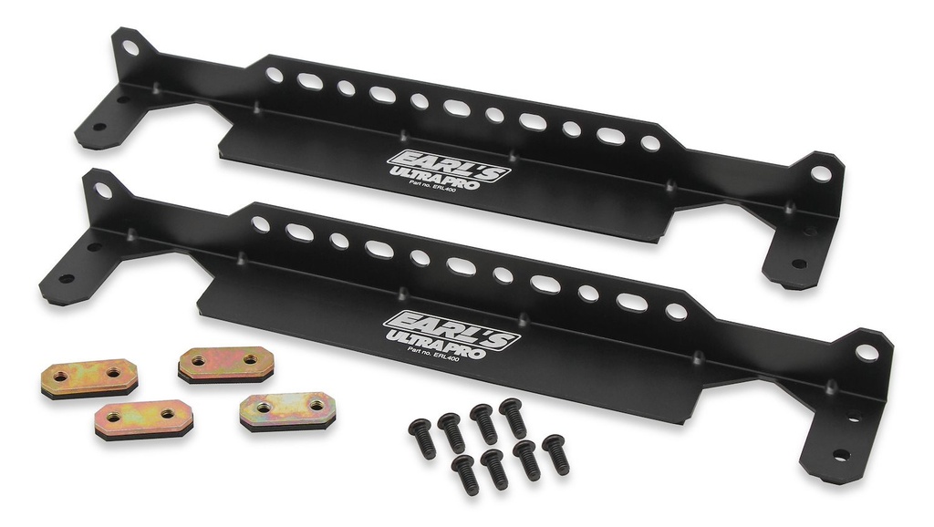 Earl's 400ERL: UltraPRO Oil Cooler Mounting Brackets for Wide Coolers