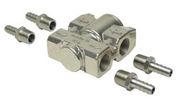 Derale 13011: Fluid Control Thermostat With Brass Fittings 3/8" NPT x 3/8" Hose Barb