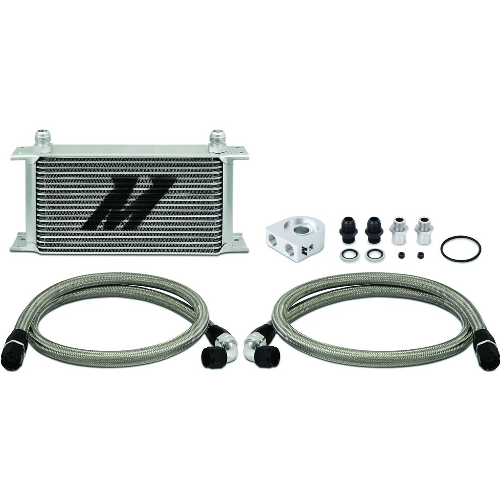 Mishimoto MMOC-UL: Universal Single Pass Oil Cooler Kit - 19 Row
