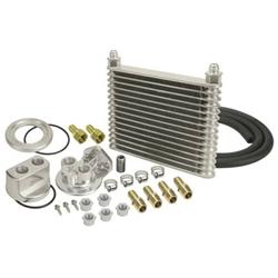 Derale 15451: Engine Oil Cooler Kit HD Plate and Fin w/Spin-On Adapter