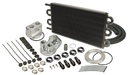Derale 15551: Engine Oil Cooler Kit Tube and Fin w/Spin-On Adapter