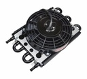 Derale 13730: 6 Pass Econo-Cool Cooler with Fan Fan Size: 7"