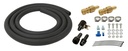 Derale 13023: Transmission Cooler Plumbing Kit with Thermostat 180°F In-Line Thermostat