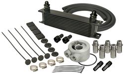 Derale 15602: Engine Oil Cooler With Sandwich Adapter Kit Stacked Plate