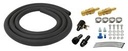 Derale 13020: Transmission Cooler Plumbing Kit with Thermostat 180°F In-Line Thermostat