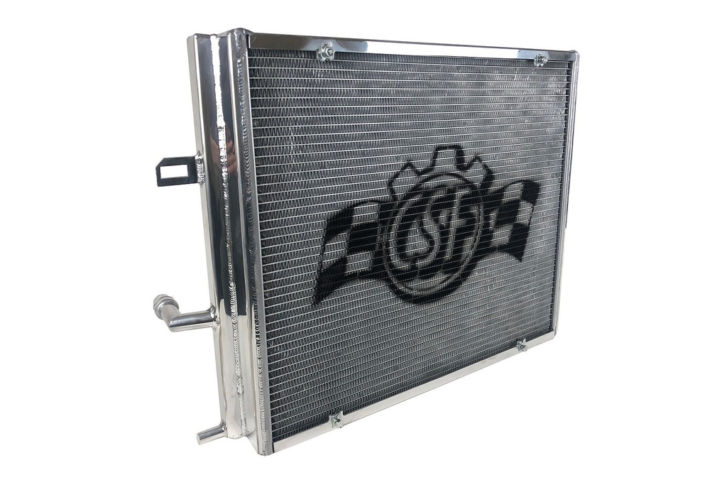 CSF Radiators 8131: BMW F3X/F2X B58/B48 Triple-Pass Heat Exchanger w/ Rock Guard - Silver