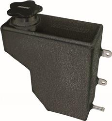 Moroso 43001: 43001 Coolant Expansion Tank Fits Select Late-Model Polaris RZR Side-by-Side [Black Powder-Coated Finish]