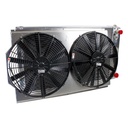 Griffin Radiators CU-70013-LS: PerformanceFit Radiator ComboUnit for LS Swap 1967-1991 Chevy/GMC C/K Series Truck/Blazer/Suburban with Transmission Cooler