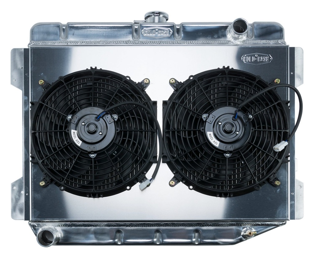 Cold Case Radiators MOP754K: Aluminum Performance Radiator with Fan 1970-1974 Dodge Challenger