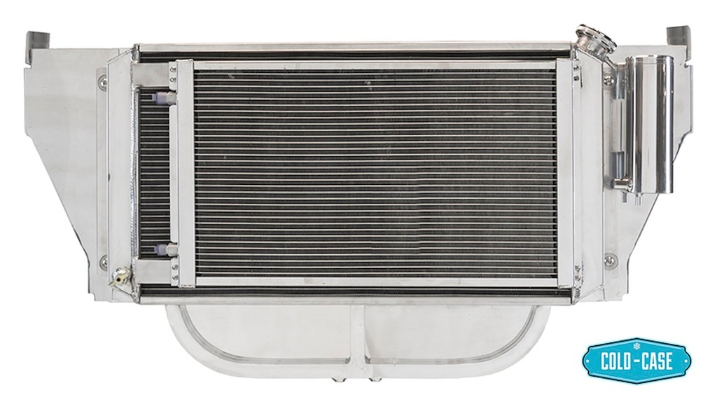 Cold Case Radiators CHT56355LSK: CHT56355LSK Radiator Support Module Kit w/AC Condenser for 1955 Chevy 210, Bel Air, Nomad GM Gen III/IV LS Engine Swap