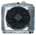Cold Case Radiators CHT562AK: Aluminum Performance Radiator with Fan 1955-1957 Full Size Chevy