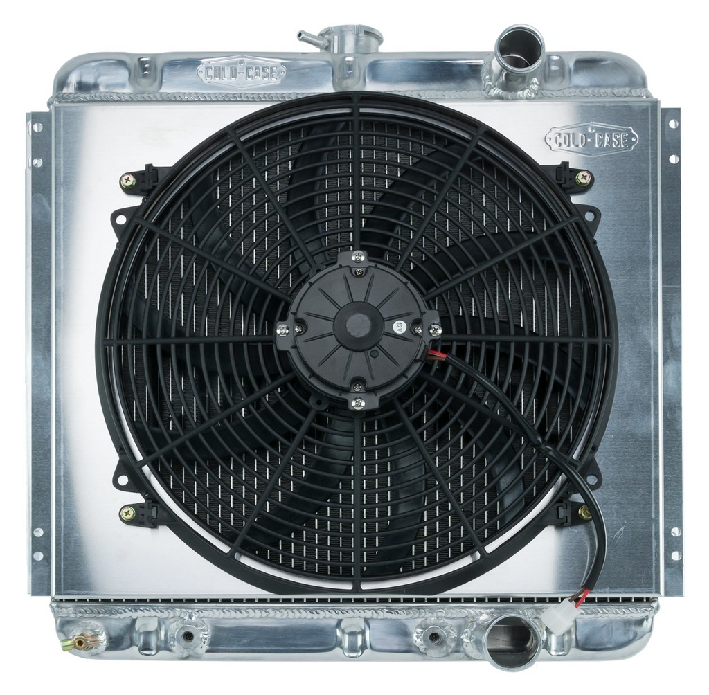 Cold Case Radiators FOM561AK: Aluminum Performance Radiator with Fan 1967-1970 Ford Mustang