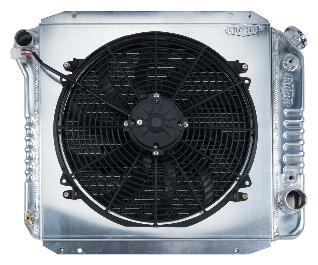 Cold Case Radiators FOT574AK: Aluminum Performance Radiator with Fan 1966-1977 Ford Bronco
