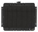 Cold Case Radiators CHN540AB: CHN540AB Black Night Rider Series Aluminum Radiator for 1962-1967 Chevy Nova, Auto Trans