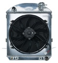 Cold Case Radiators STF900AK: Crossflow Aluminum Performance Radiator with Fan 1924-1927 T-Bucket Roadsters