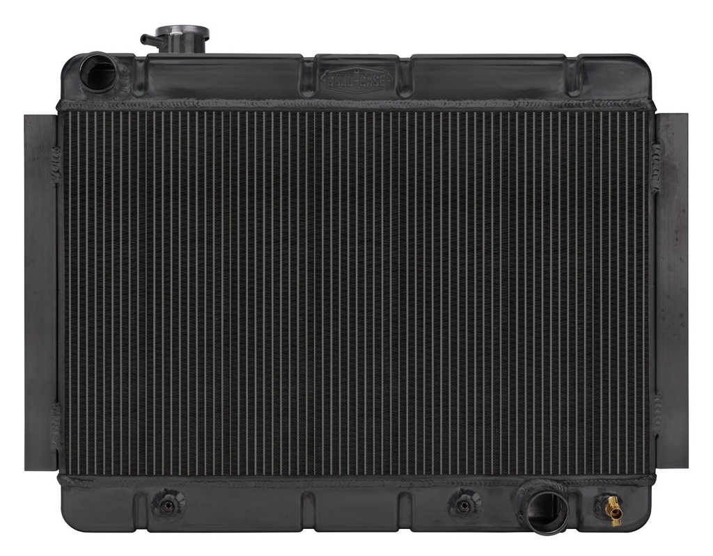 Cold Case Radiators CHE542AB: CHE542AB Black Night Rider Series Aluminum Radiator for 1966-1967 Chevy Chevelle/El Camino, Auto Trans