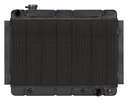 Cold Case Radiators CHE542AB: CHE542AB Black Night Rider Series Aluminum Radiator for 1966-1967 Chevy Chevelle/El Camino, Auto Trans
