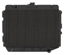 Cold Case Radiators MOP750AB: MOP750AB Black Night Rider Series Aluminum Performance Radiator for 1966-1974 Mopar A/B/C/E-Body w/ A/C, Auto Trans