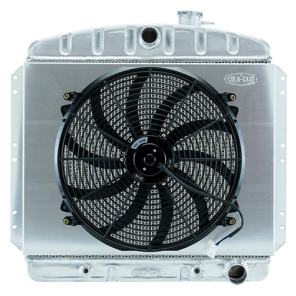 Cold Case Radiators CHT569AK: Aluminum Performance Radiator with Fan & Shroud Kit 1949-1954 Chevrolet Bel Air, Full-Size Chevy