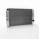 Griffin Radiators 1-55221-XS: MegaCool Universal Fit Radiator Single Pass Crossflow Design 26" x 15.50" with Straight Outlet