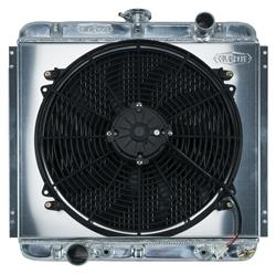 Cold Case Radiators FOM560AK: Aluminum Performance Radiator with Fan 1967-1970 Ford Mustang