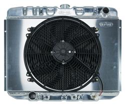 Cold Case Radiators FOM588AK: Aluminum Performance Radiator with Fan 1967-1970 Ford Mustang