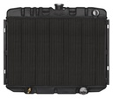 Cold Case Radiators FOM587AB: FOM587AB Black Night Rider Series Aluminum Performance Radiator for 1967-1970 Ford Mustang w/Small Block, Auto Trans