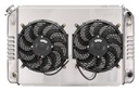 Cold Case Radiators LMM576K: LMM576K Aluminum Radiator, Fan and Shroud Kit for 1979-1993 Ford Mustang w/GM LS Swap