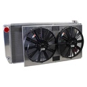 Griffin Radiators CU-25271-X: ClassicCool ComboUnit Universal Fit Radiator and Fan Single Pass Crossflow Design 31" x 15.50" with No Options