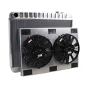 Griffin Radiators CU-70105: ExactFit Radiator ComboUnit for 1963-1966 Chevy/GMC Pickup Truck & Suburban