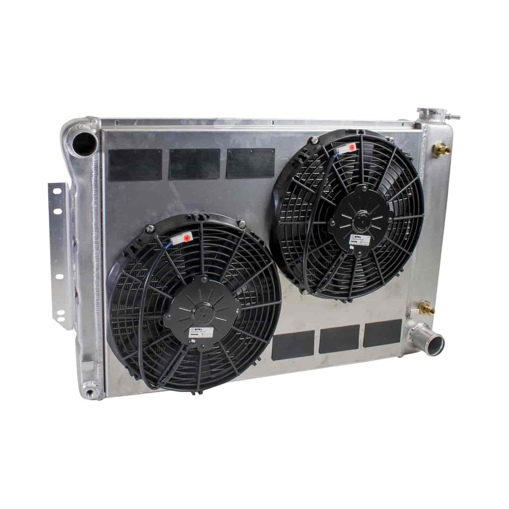 Griffin Radiators CU-70048: ExactFit Radiator ComboUnit for GM 1967-1969 F Body & 1968-1972 X Body with Transmission Cooler