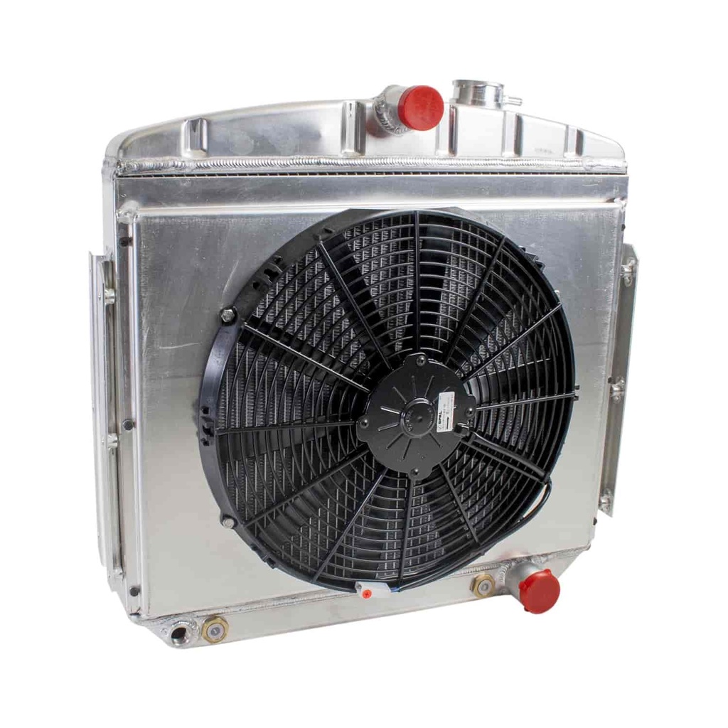 Griffin Radiators CU-70018: PerformanceFit Radiator ComboUnit 1955-1957 Tri Five Chevy with Transmission Cooler