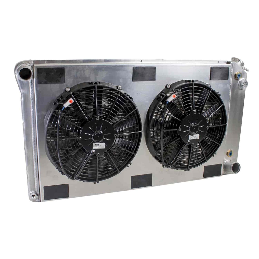 Griffin Radiators CU-70015: ExactFit Radiator ComboUnit for 1967-1987 Chevy/GMC Pickup Truck, Blazer, Jimmy & Suburban with Small Block Chevy