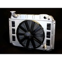 DeWitts 6139055M: LSX Swap Direct Fit Aluminum Radiator 1955-1960 Corvette Small Block