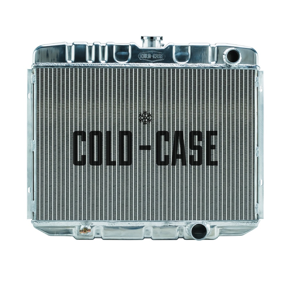 Cold Case Radiators FOM587: Aluminum Performance Radiator 1967-1970 Ford Mustang