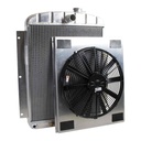 Griffin Radiators CU-70056: ExactFit Radiator ComboUnit for 1948-1954 Chevy/GMC Pickup Truck
