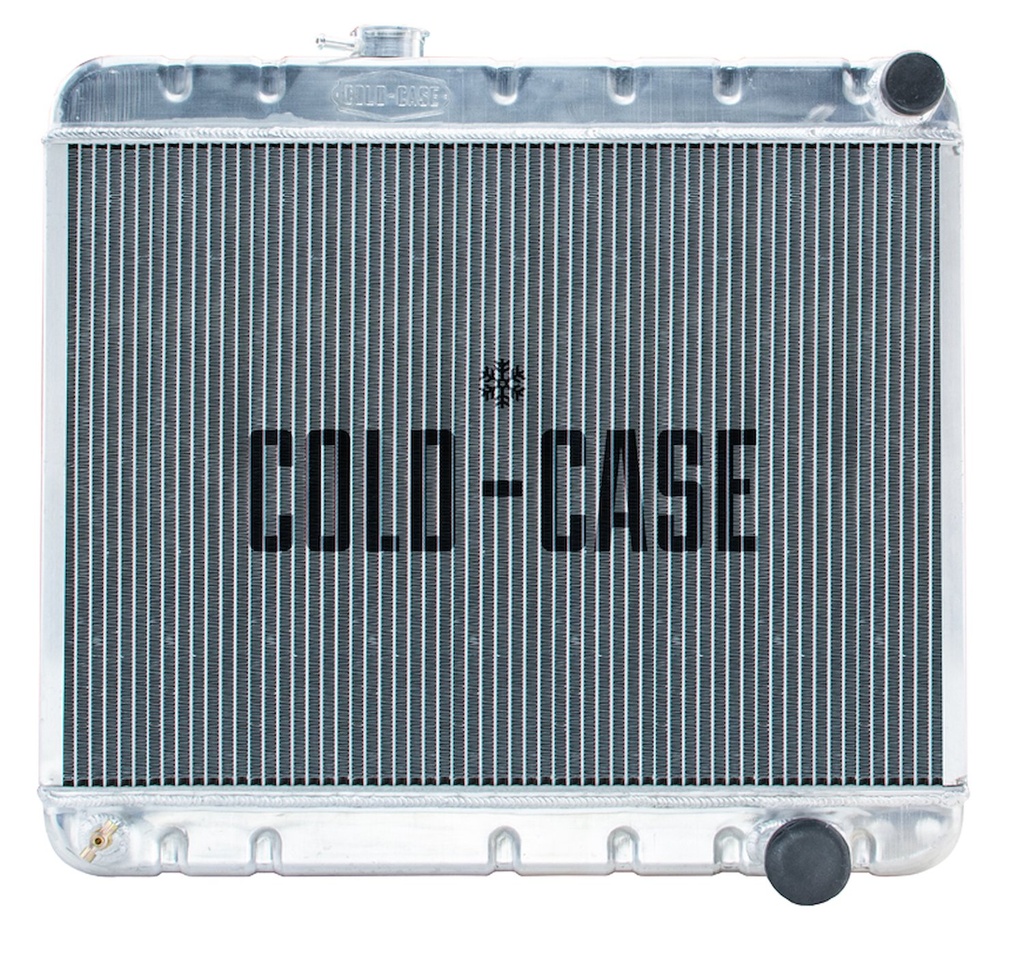 Cold Case Radiators GPG18: Aluminum Performance Radiator 1964-1965 Pontiac GTO, Tempest, LeMans Without AC - Manual Transmission