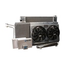 Griffin Radiators CU-70250: PerformanceFit Radiator ComboUnit 1955-1957 Tri Five Chevy LT1/LT4 Swap with Transmission Cooler