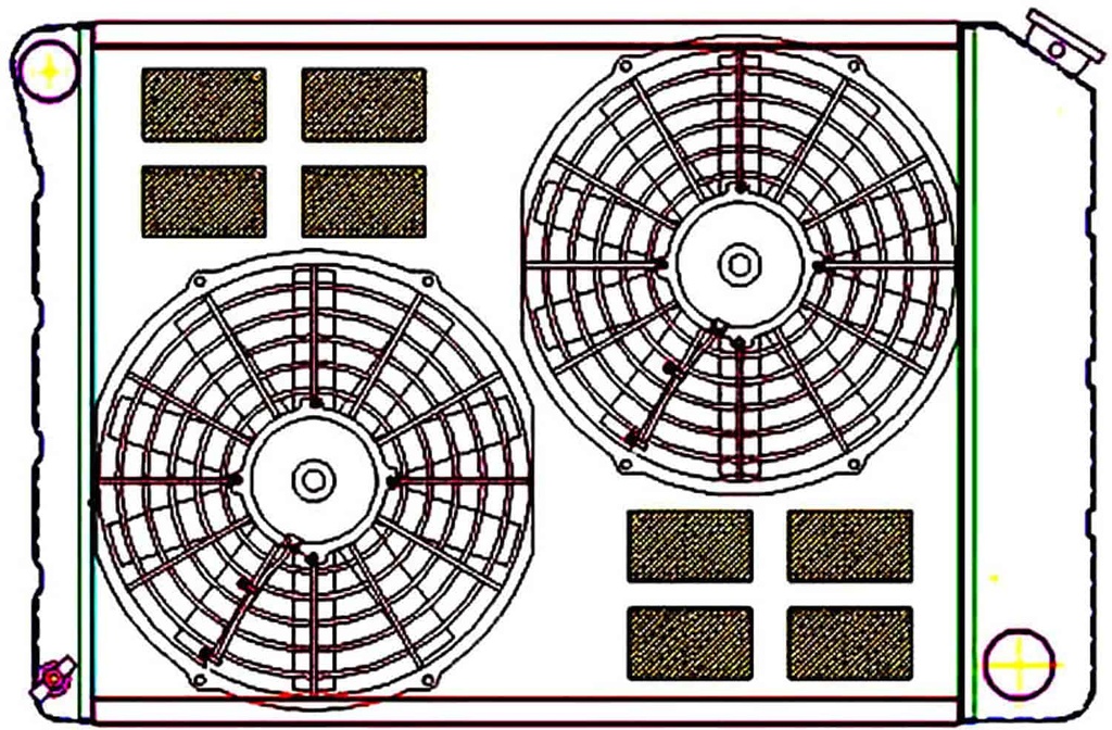 Griffin Radiators CU-00187: ExactFit Radiator ComboUnit for 1968-1972 A Body & X Body