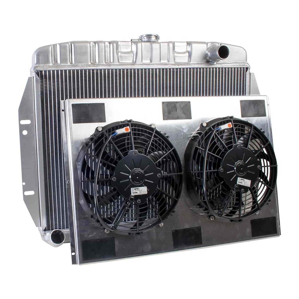 Griffin Radiators CU-00160: ExactFit Radiator ComboUnit for 1973-1986 Jeep Wrangler CJ with Center Filler