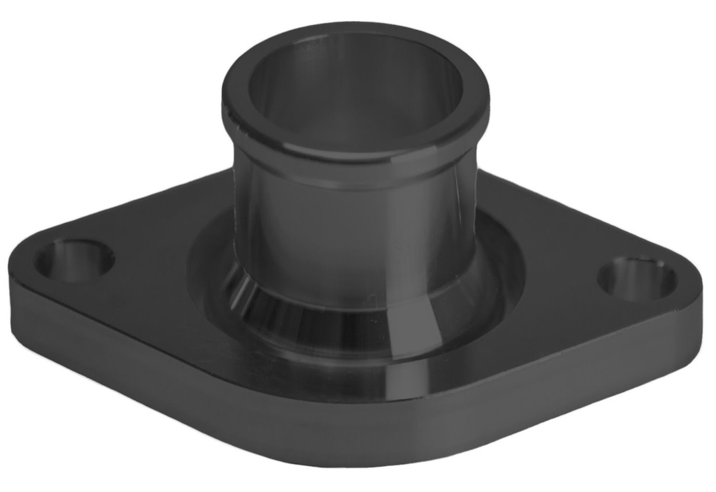March Performance BTH-201-08: BTH-201-08 Water Neck Thermostat Housing, Small/Big Block Chevy, Billet, Straight, Two-Piece, O-Ring, Black