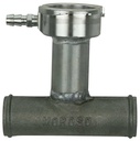 Moroso 63483: Inline Radiator Filler Neck, 1.250 in. Inlet/Outlet