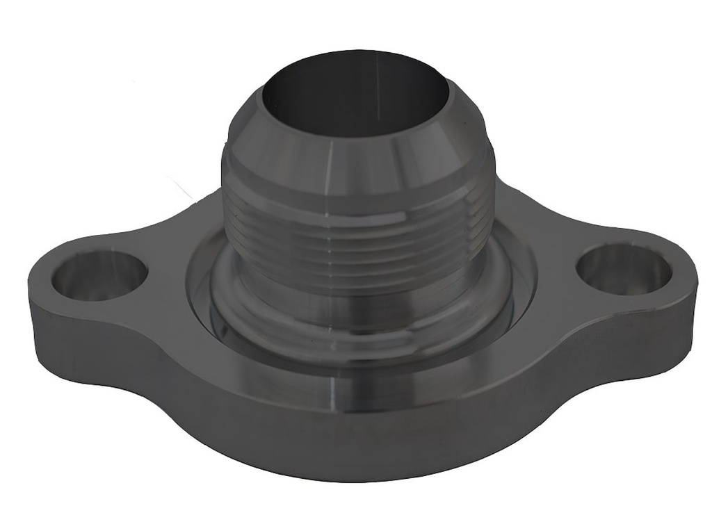 March Performance BTH-416-08: BTH-416-08 Water Neck, Chrysler, Big Block 383-440, Straight, -20AN, Black, Billet