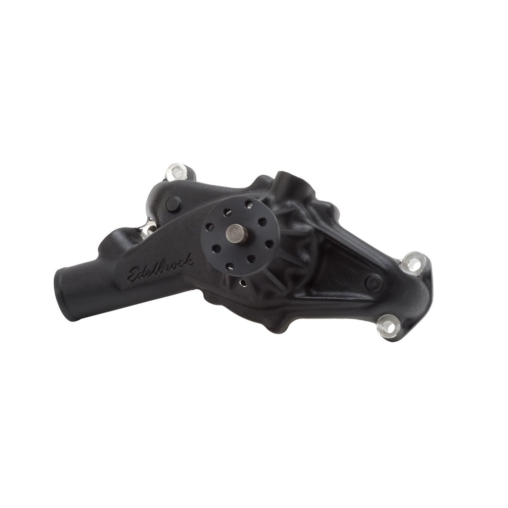 Edelbrock 88503: Victor Series Black Aluminum Water Pump for 1965-1972 Big Block Chevy 396-502
