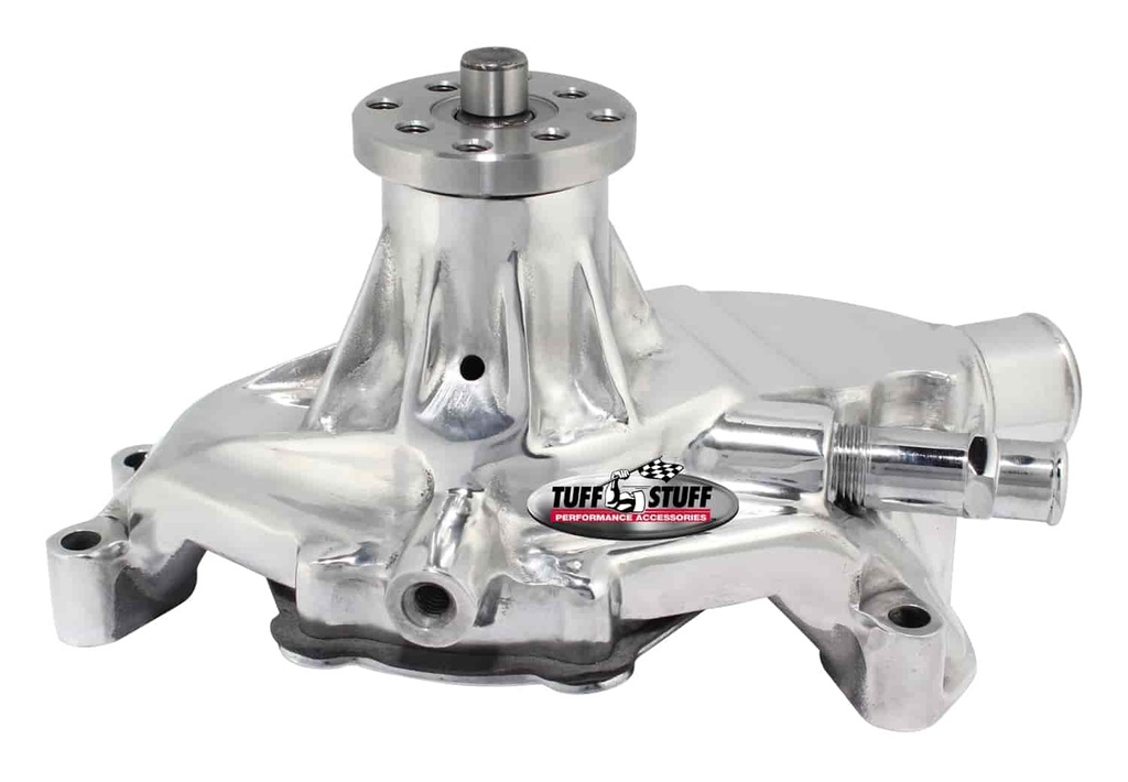 Tuff Stuff 1635EB: Standard Water Pump Polished 1955-73 Small Block Chevy