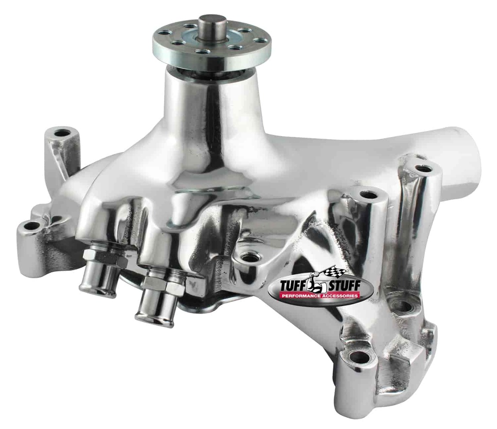 Tuff Stuff 1461AB: SuperCool Water Pump Polished 1969-85 Big Block Chevy
