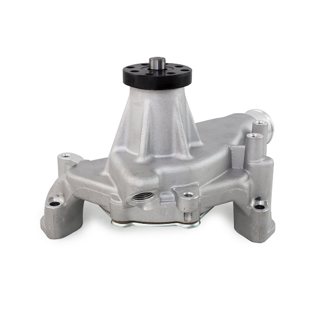 Top Street Performance HC8014: HC8014 Mechanical Water Pump, Aluminum, Satin, Chevrolet SB Long Neck, Reverse
