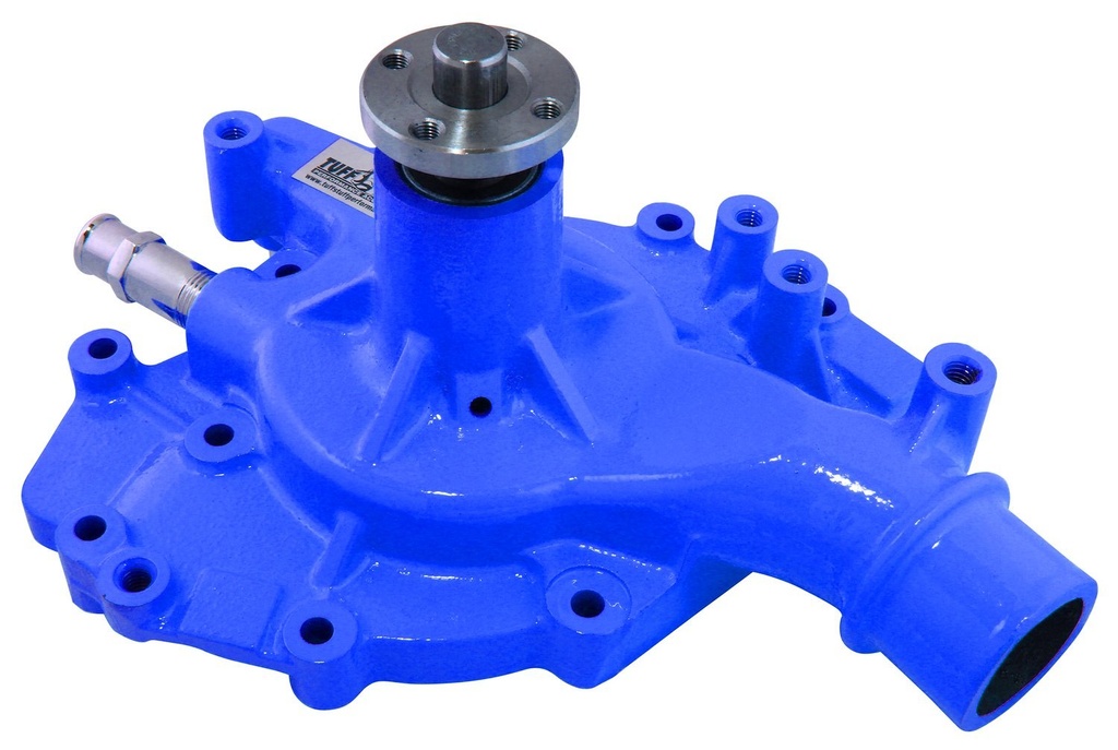 Tuff Stuff 1470NCBLUE: Standard Water Pump Blue Powder Coated 1970-77 Big Block Ford 429/460