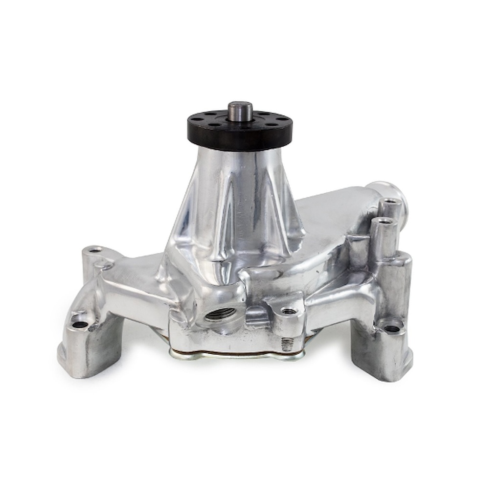 Top Street Performance HC8014P: HC8014P Mechanical Water Pump, Aluminum, Polished, Chevrolet SB Long Neck, Reverse