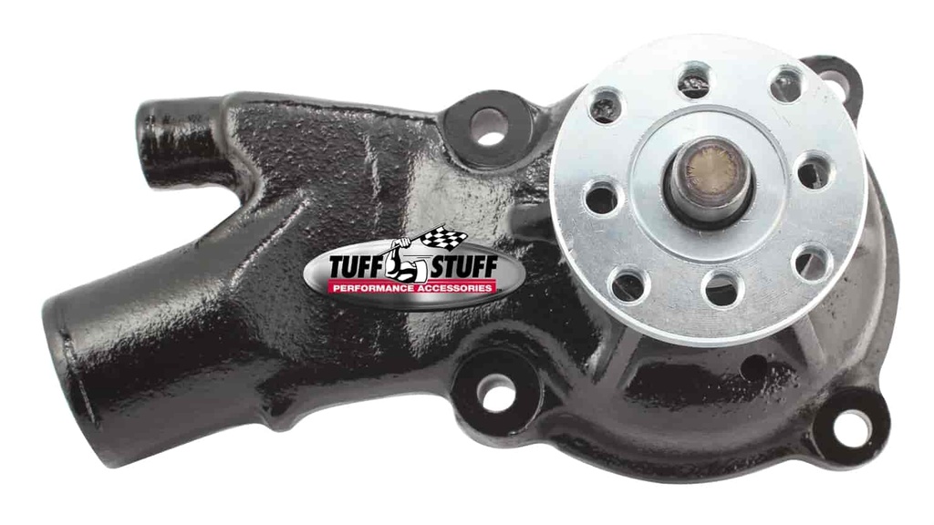Tuff Stuff 1529B: Standard Water Pump Black Powder Coated 1963-84 GM V6